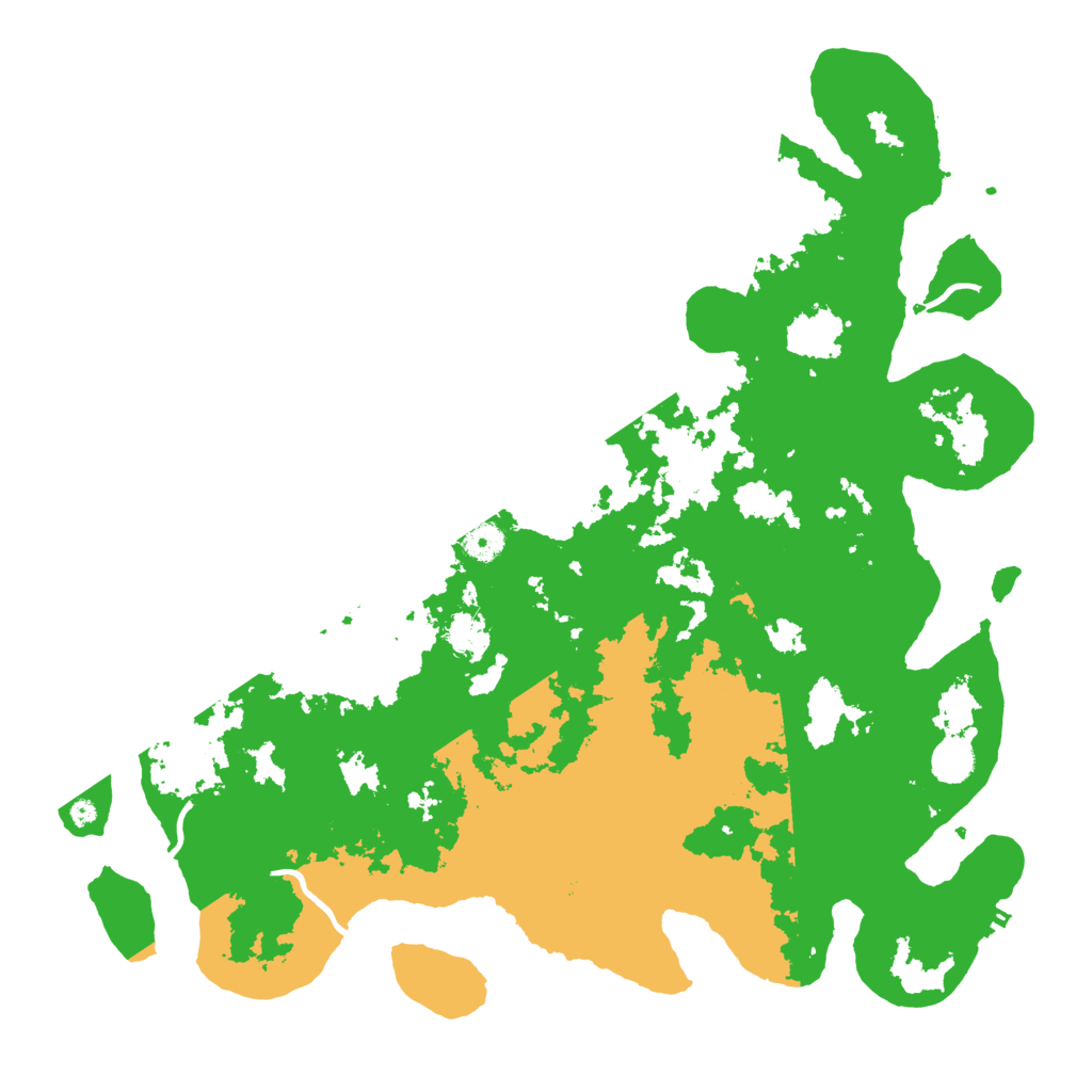 Biome Rust Map: Procedural Map, Size: 4500, Seed: 127126333