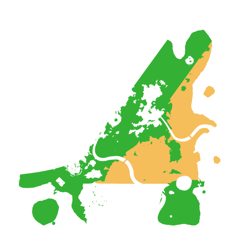 Biome Rust Map: Procedural Map, Size: 3000, Seed: 432542