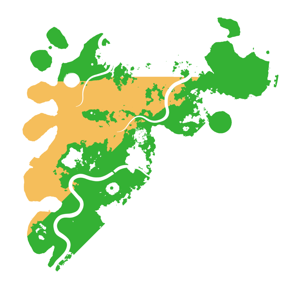 Biome Rust Map: Procedural Map, Size: 3700, Seed: 30592493