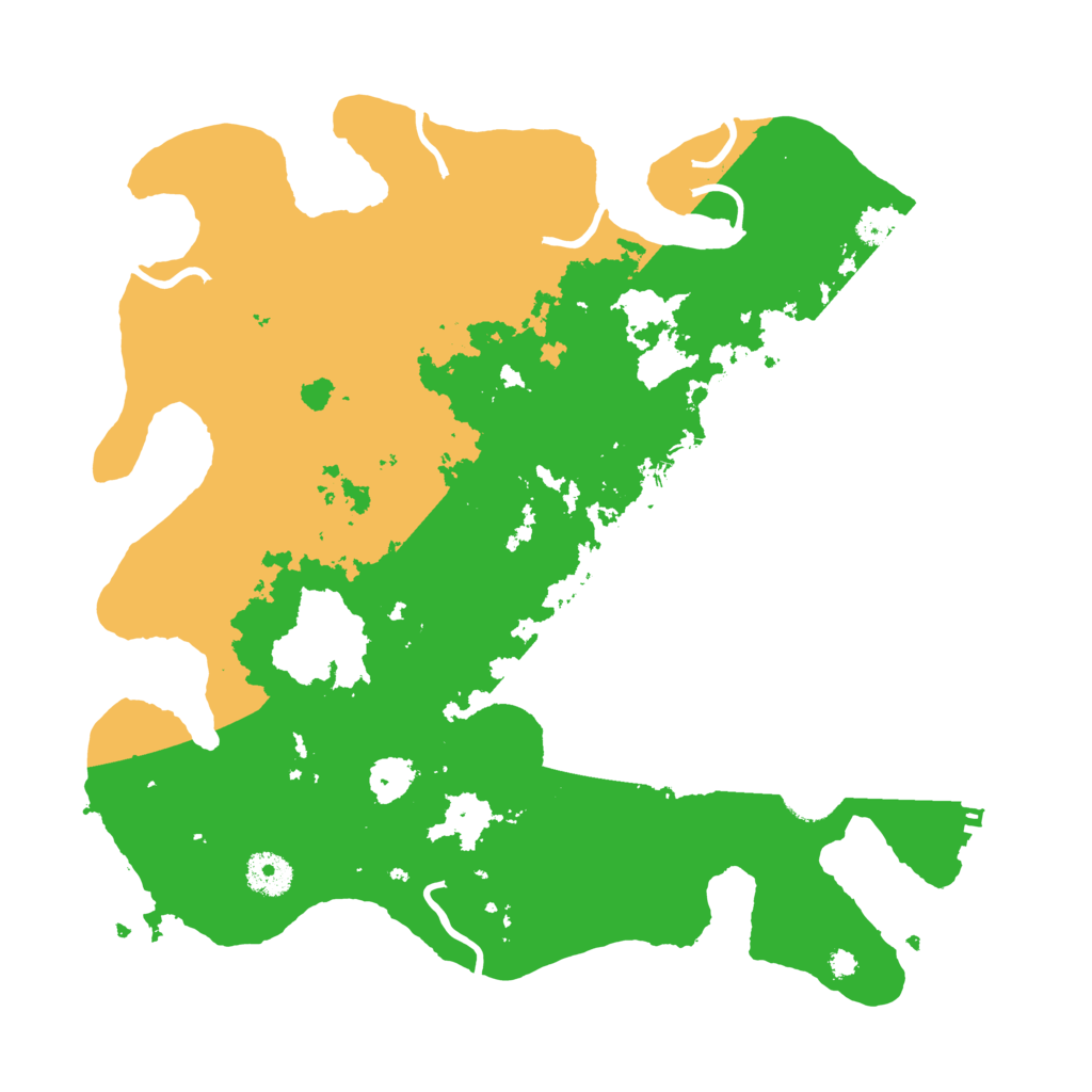 Biome Rust Map: Procedural Map, Size: 3650, Seed: 84464550