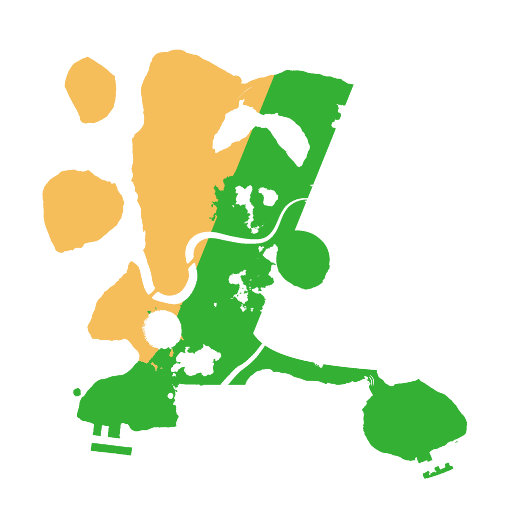 Biome Rust Map: Procedural Map, Size: 2550, Seed: 678389067