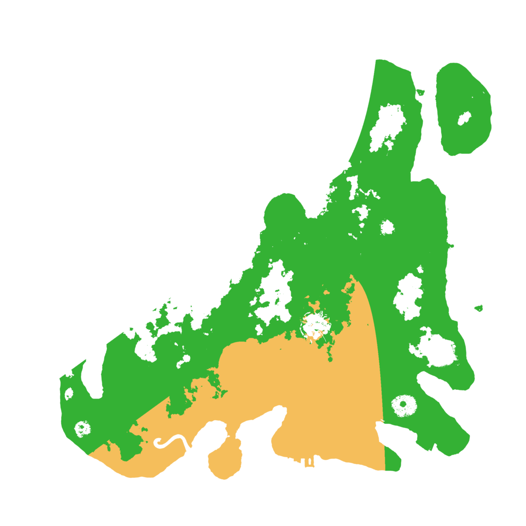Biome Rust Map: Procedural Map, Size: 3400, Seed: 910748442