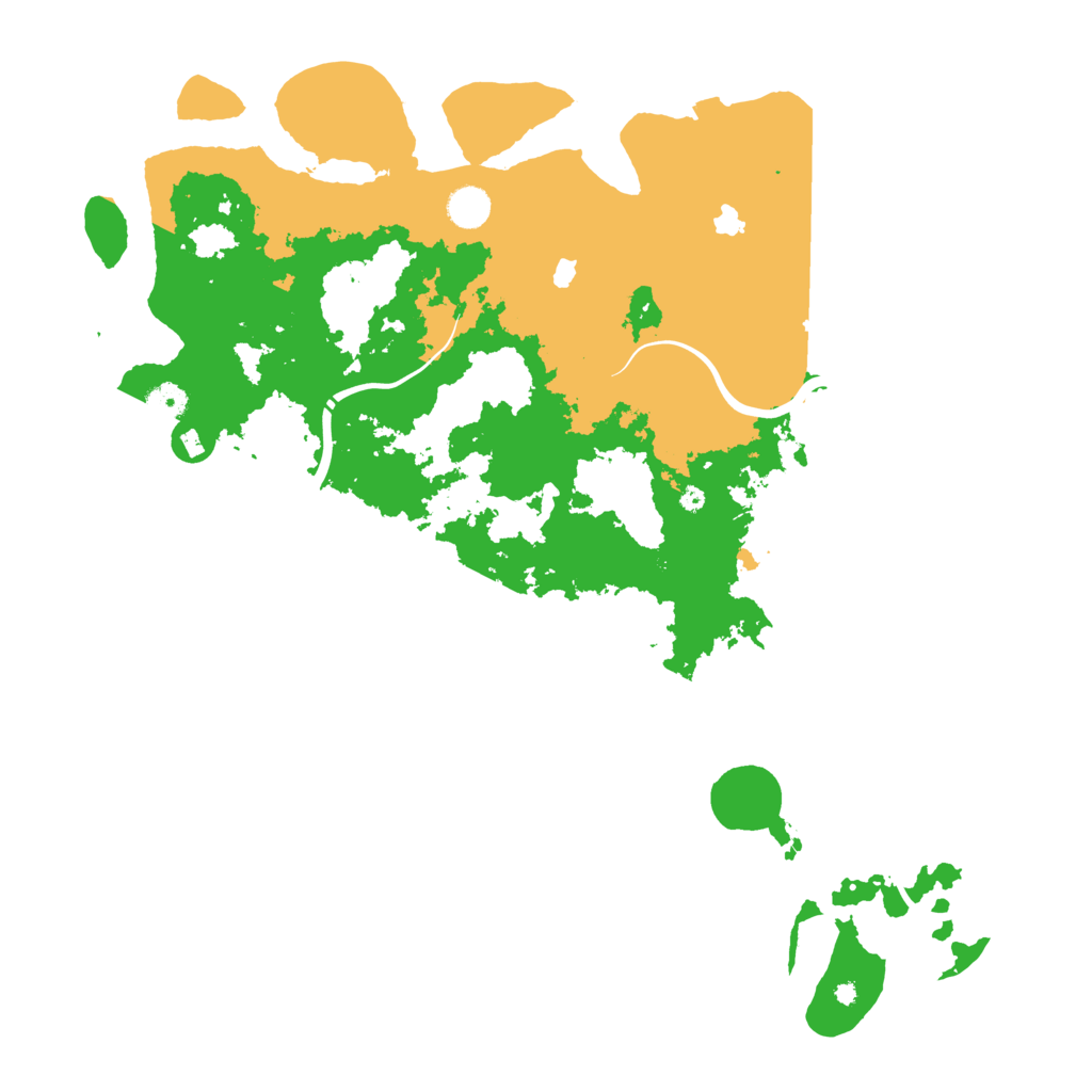 Biome Rust Map: Procedural Map, Size: 4500, Seed: 2023060308