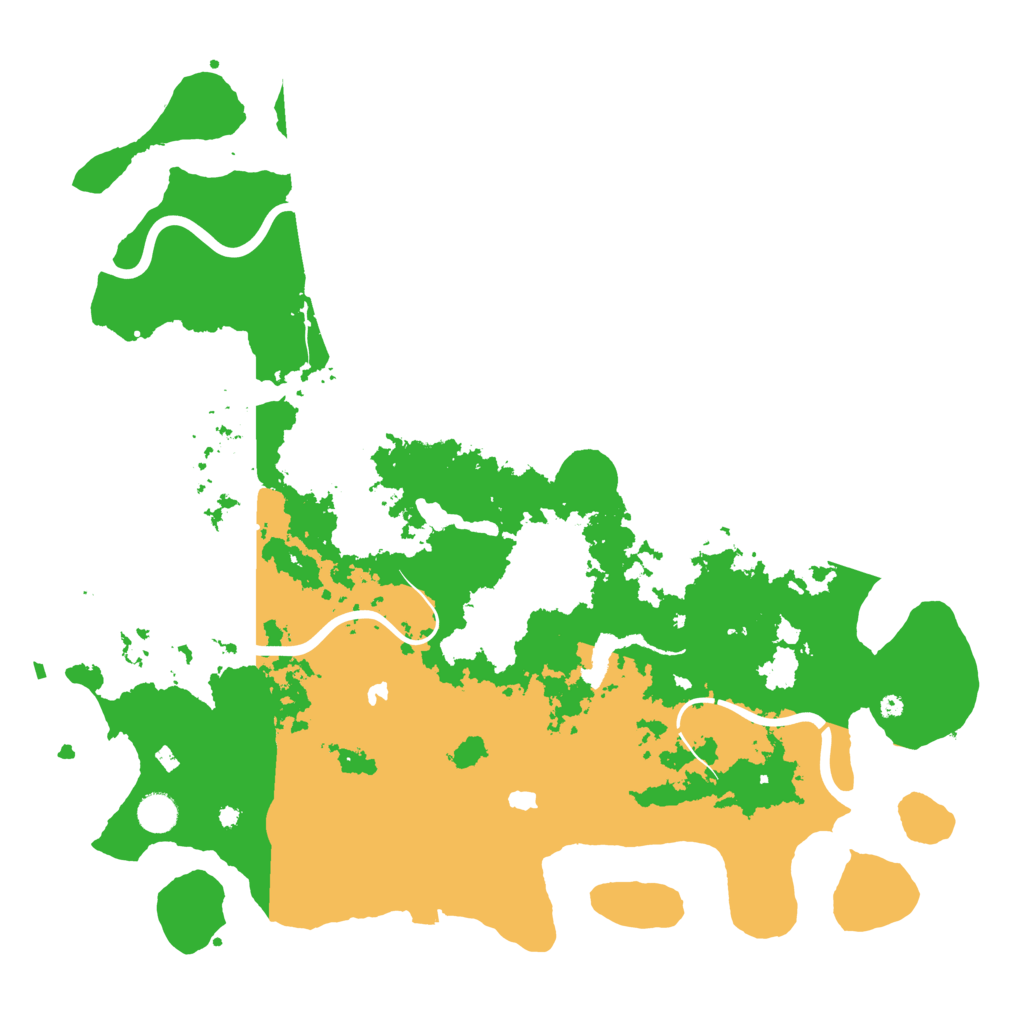 Biome Rust Map: Procedural Map, Size: 4500, Seed: 1095870672