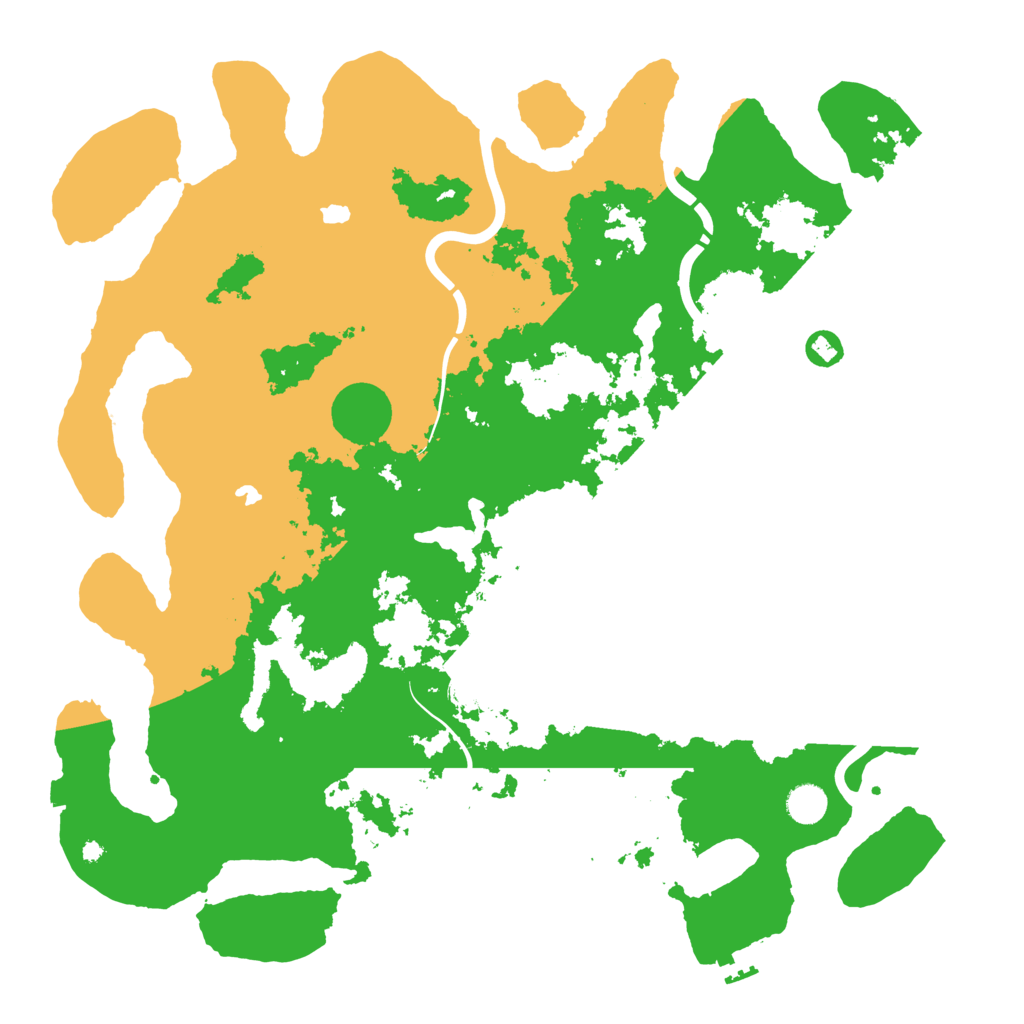 Biome Rust Map: Procedural Map, Size: 4500, Seed: 1717877117