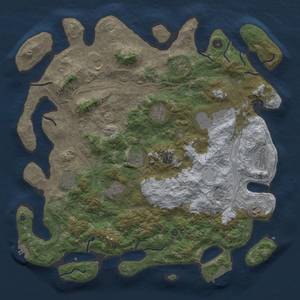 Thumbnail Rust Map: Procedural Map, Size: 4500, Seed: 1717877117, 18 Monuments