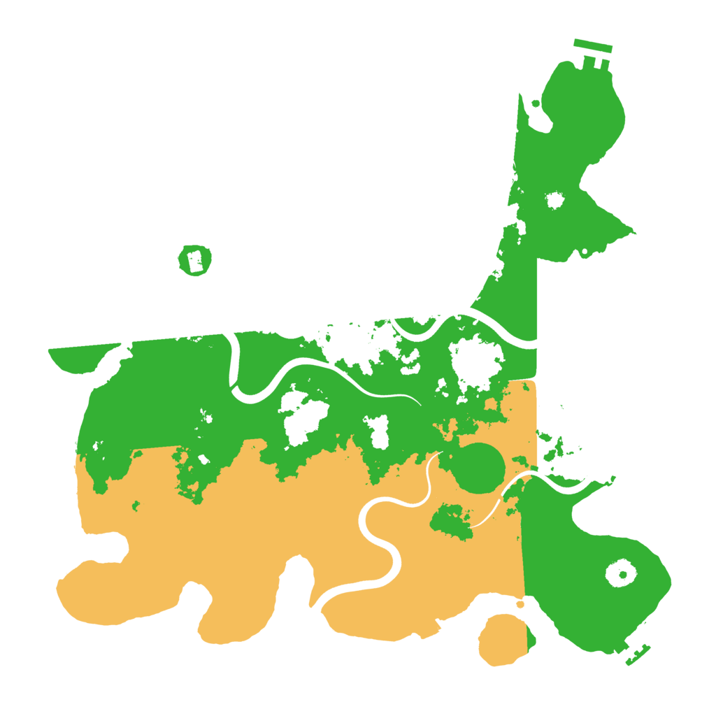 Biome Rust Map: Procedural Map, Size: 3750, Seed: 38284882
