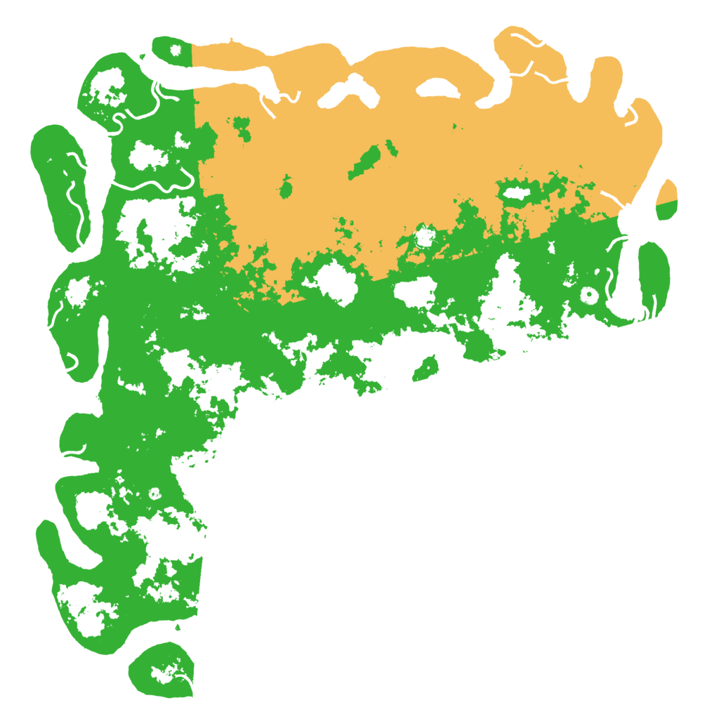 Biome Rust Map: Procedural Map, Size: 6000, Seed: 2475