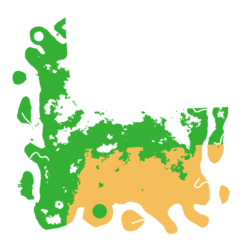 Biome Rust Map: Procedural Map, Size: 4500, Seed: 684535