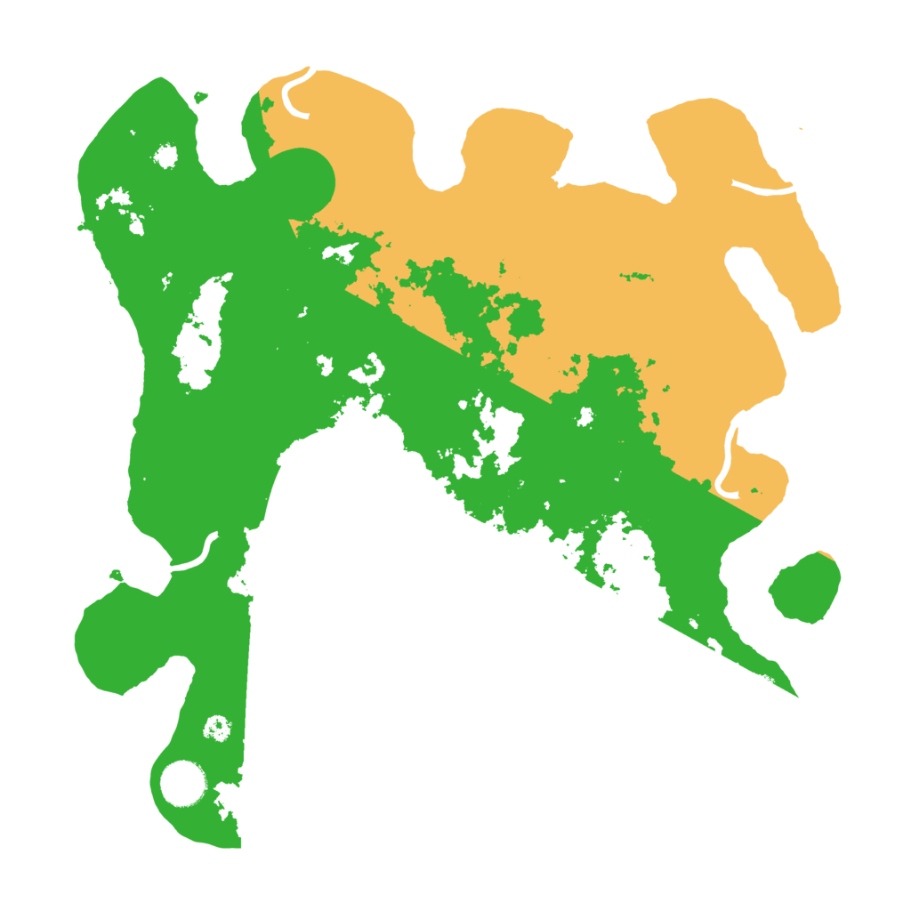 Biome Rust Map: Procedural Map, Size: 3500, Seed: 6571
