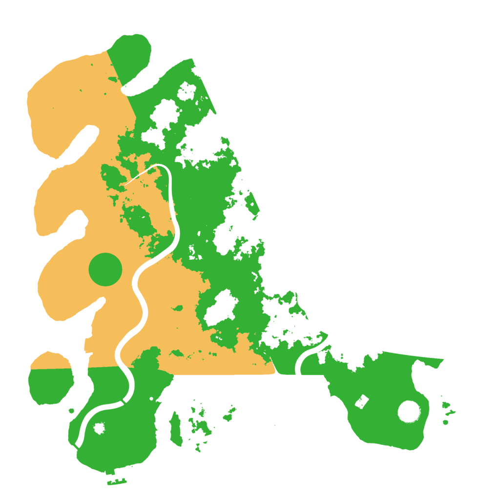 Biome Rust Map: Procedural Map, Size: 3950, Seed: 81280307