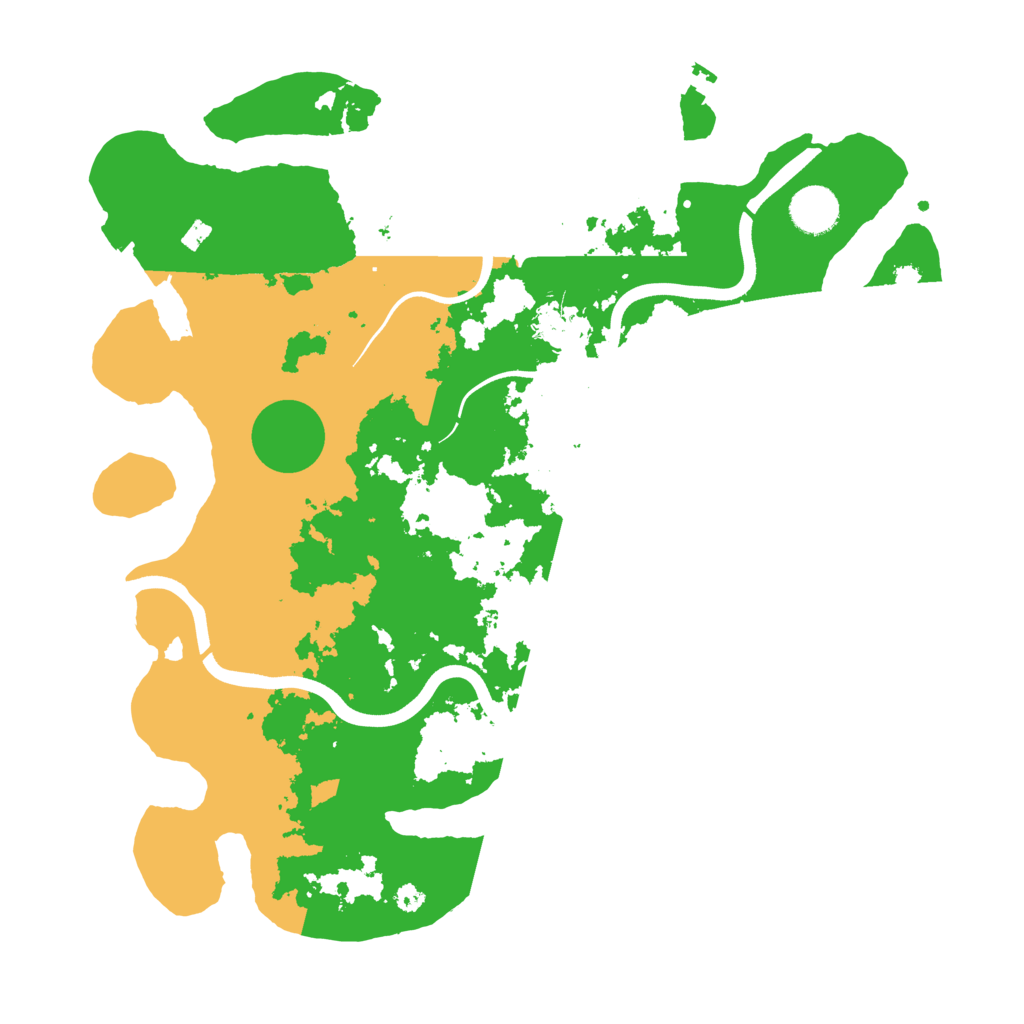 Biome Rust Map: Procedural Map, Size: 3700, Seed: 1591238111