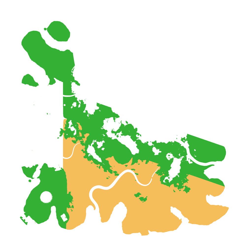Biome Rust Map: Procedural Map, Size: 3750, Seed: 97480518
