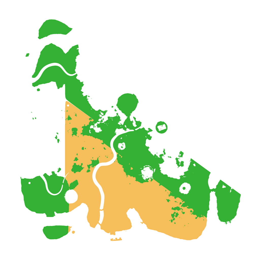 Biome Rust Map: Procedural Map, Size: 3500, Seed: 1225402751
