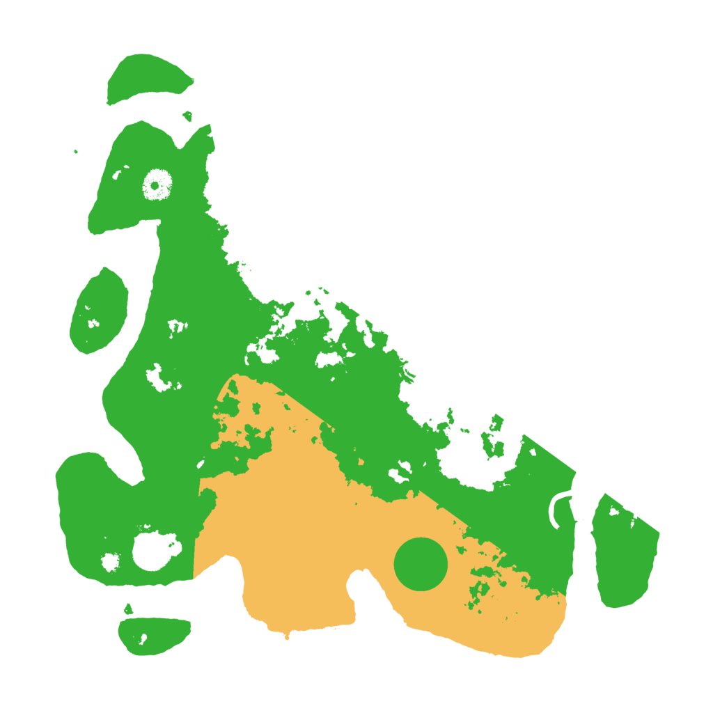 Biome Rust Map: Procedural Map, Size: 3500, Seed: 1225402751