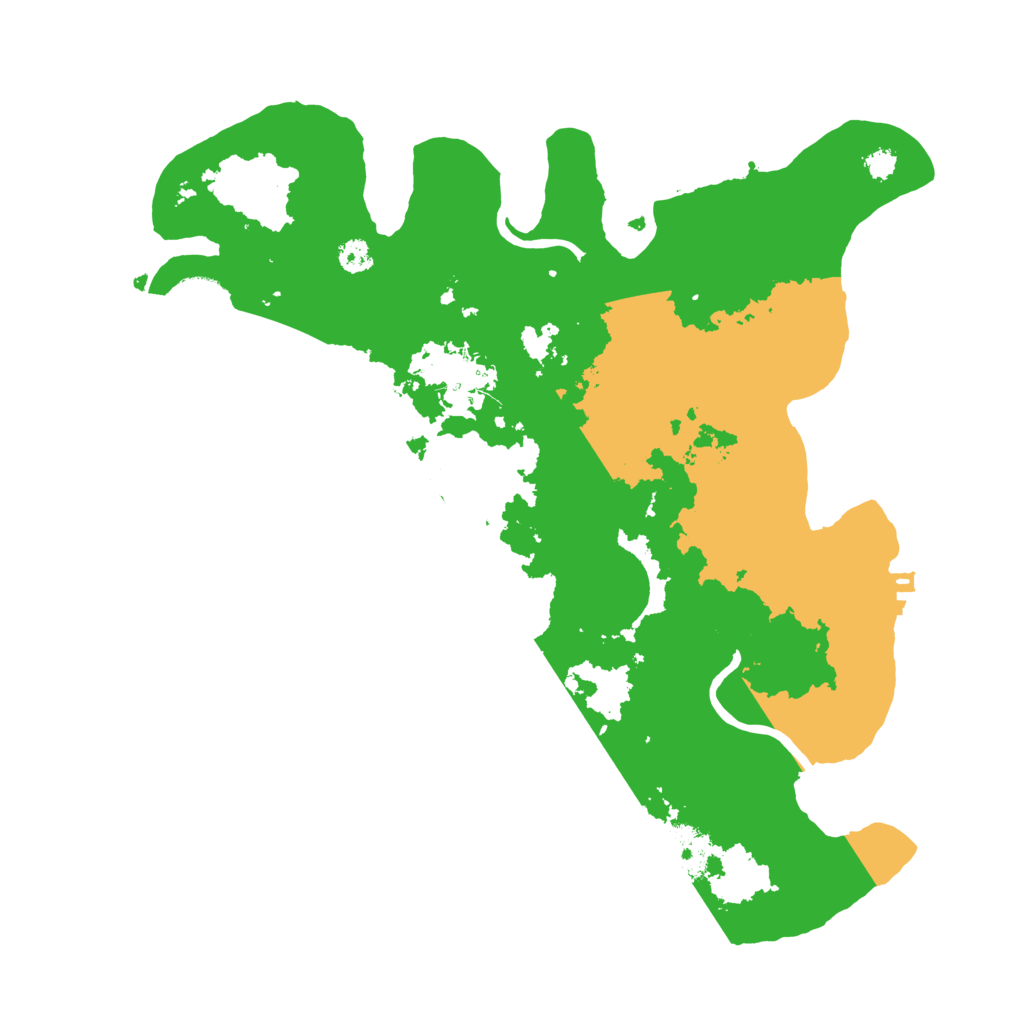 Biome Rust Map: Procedural Map, Size: 3150, Seed: 2379370