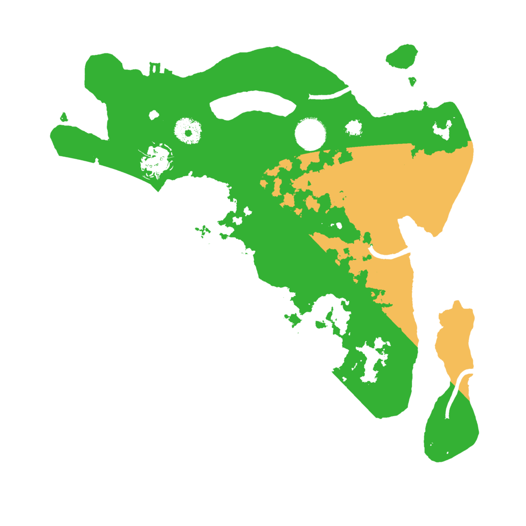 Biome Rust Map: Procedural Map, Size: 3000, Seed: 13672