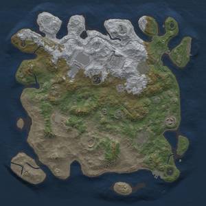 Thumbnail Rust Map: Procedural Map, Size: 4000, Seed: 397588810, 17 Monuments