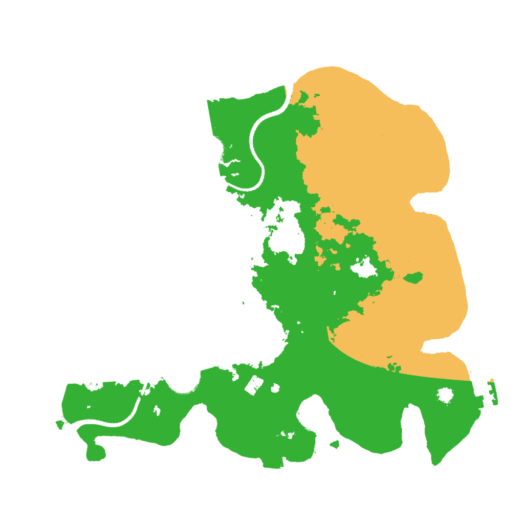 Biome Rust Map: Procedural Map, Size: 3000, Seed: 10210