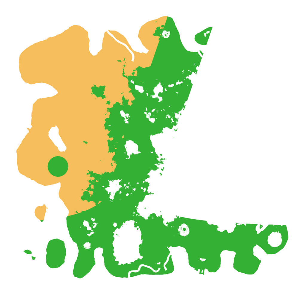 Biome Rust Map: Procedural Map, Size: 3950, Seed: 25146804