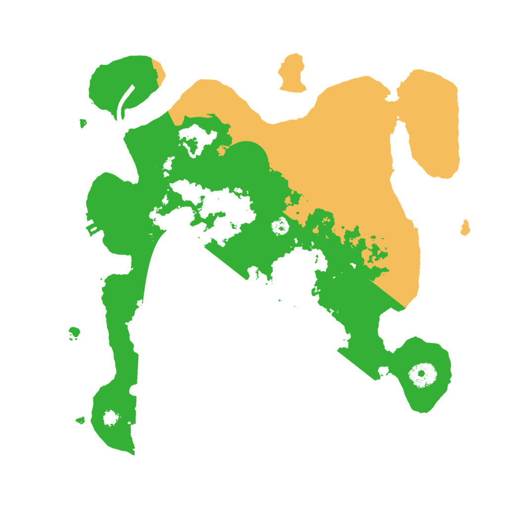 Biome Rust Map: Procedural Map, Size: 3000, Seed: 2807176