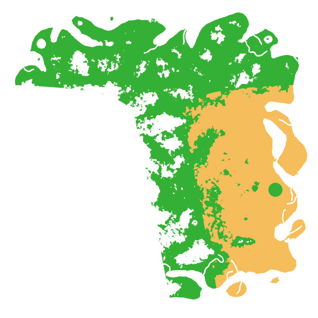 Biome Rust Map: Procedural Map, Size: 6000, Seed: 957167364