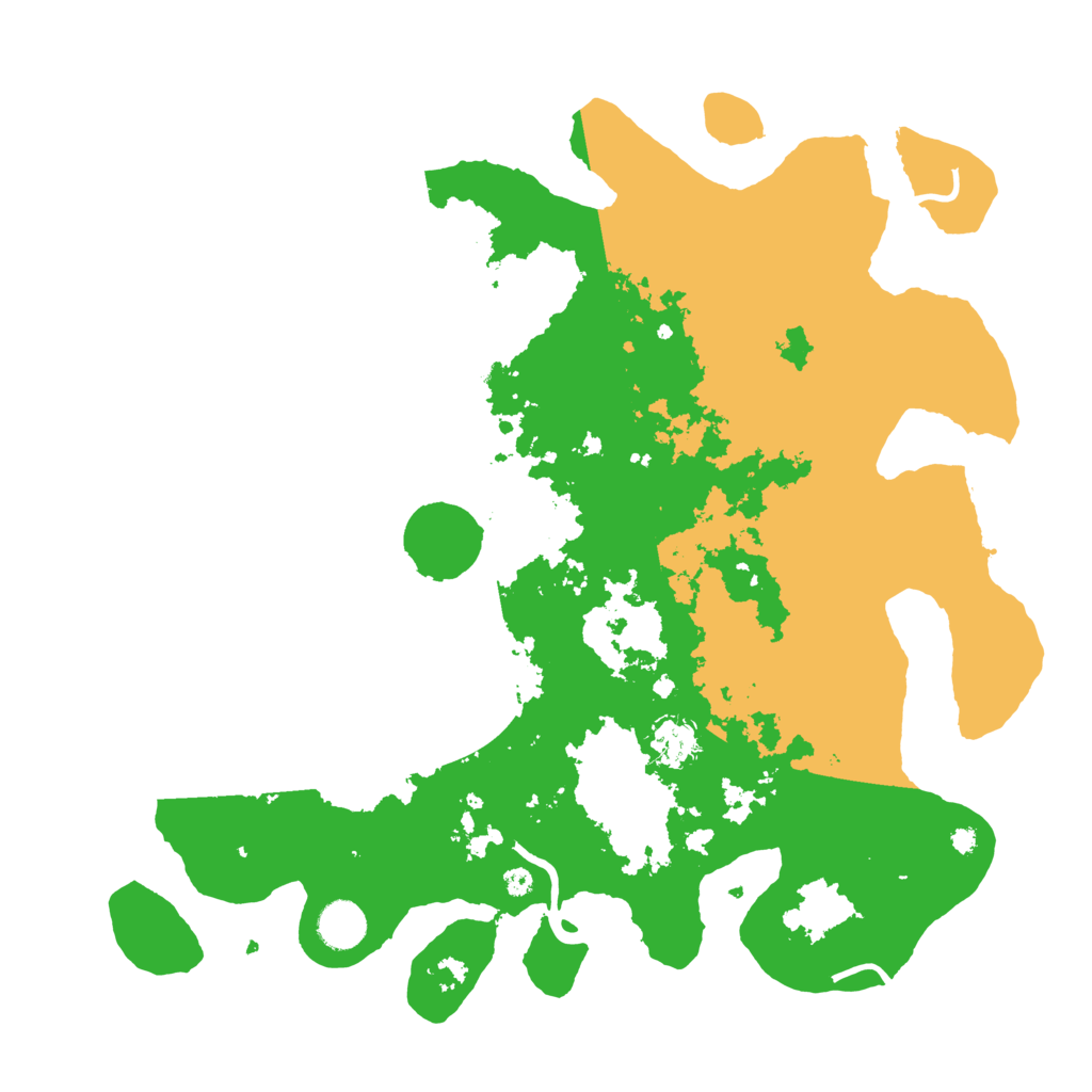 Biome Rust Map: Procedural Map, Size: 3950, Seed: 78146385