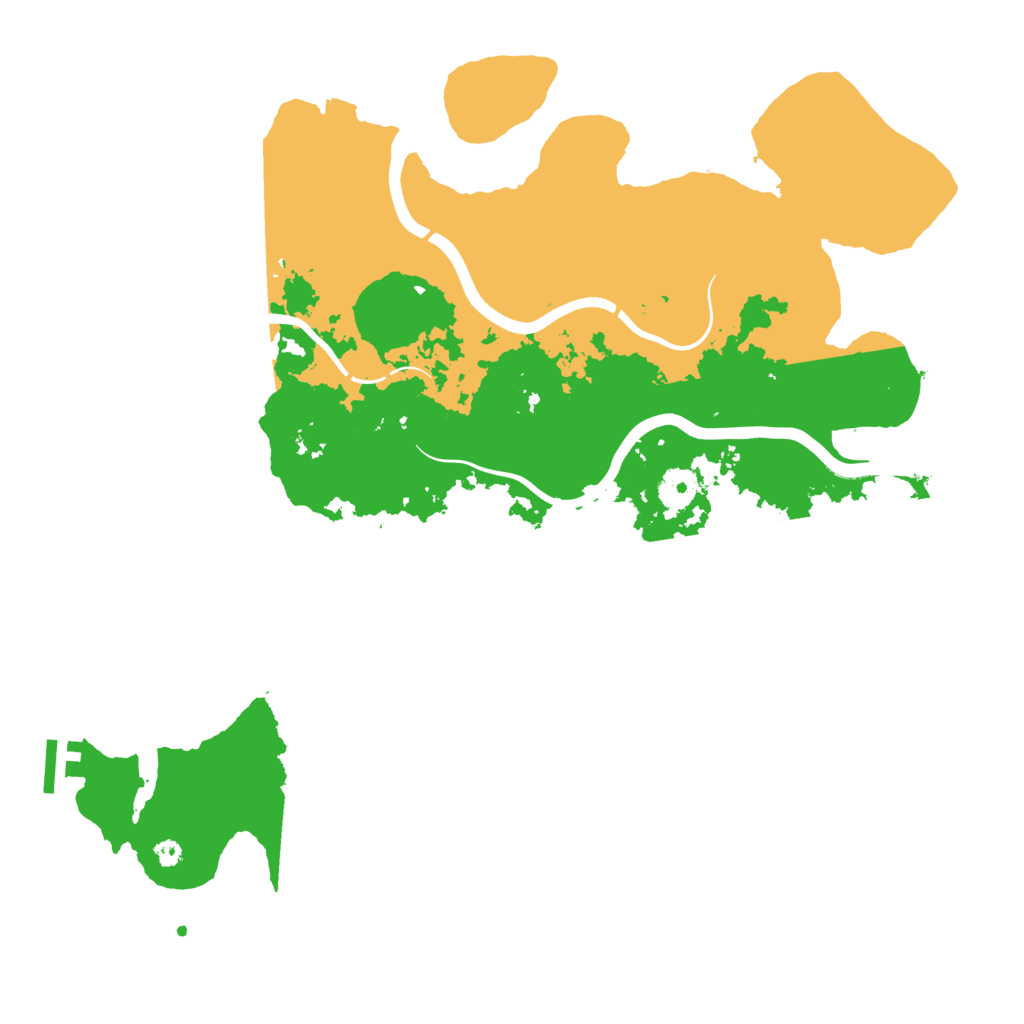 Biome Rust Map: Procedural Map, Size: 3850, Seed: 64322322