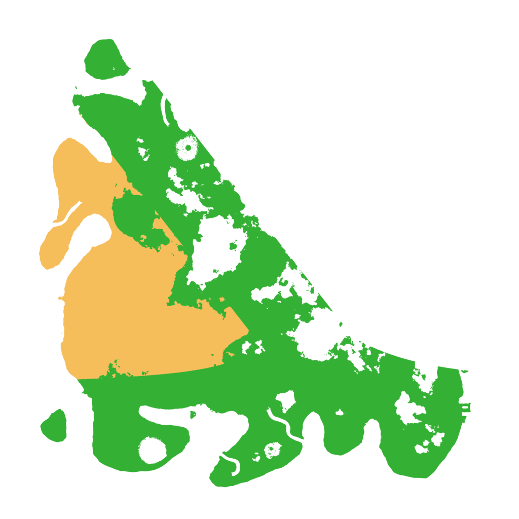 Biome Rust Map: Procedural Map, Size: 3500, Seed: 23483245