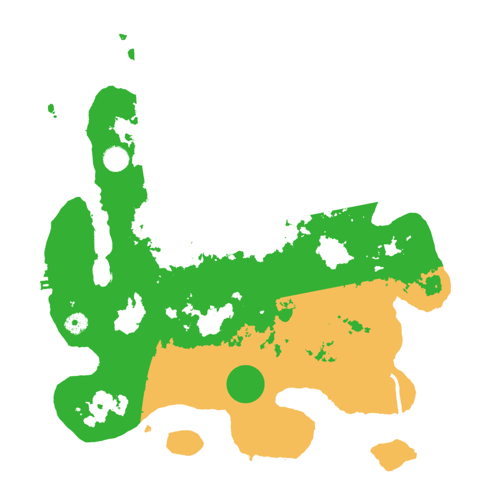 Biome Rust Map: Procedural Map, Size: 3500, Seed: 658483142