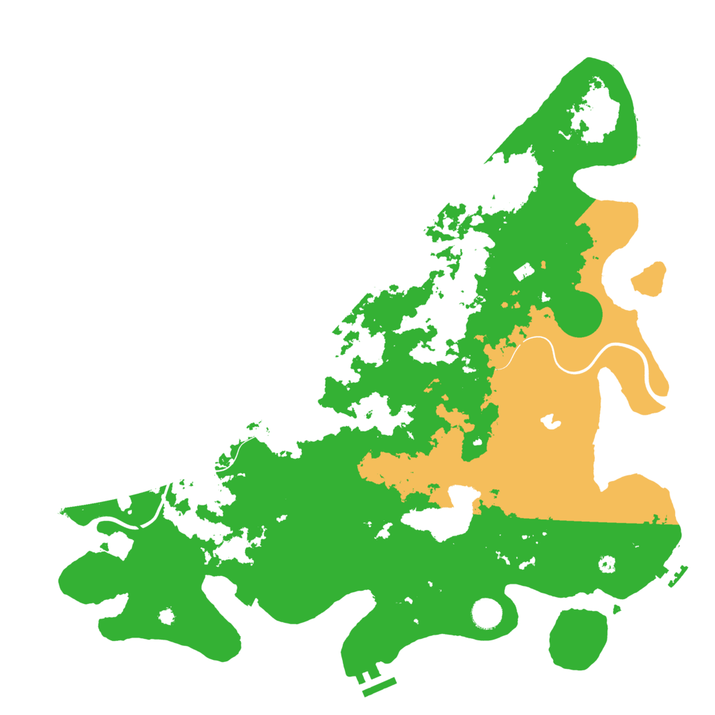 Biome Rust Map: Procedural Map, Size: 4100, Seed: 38665482