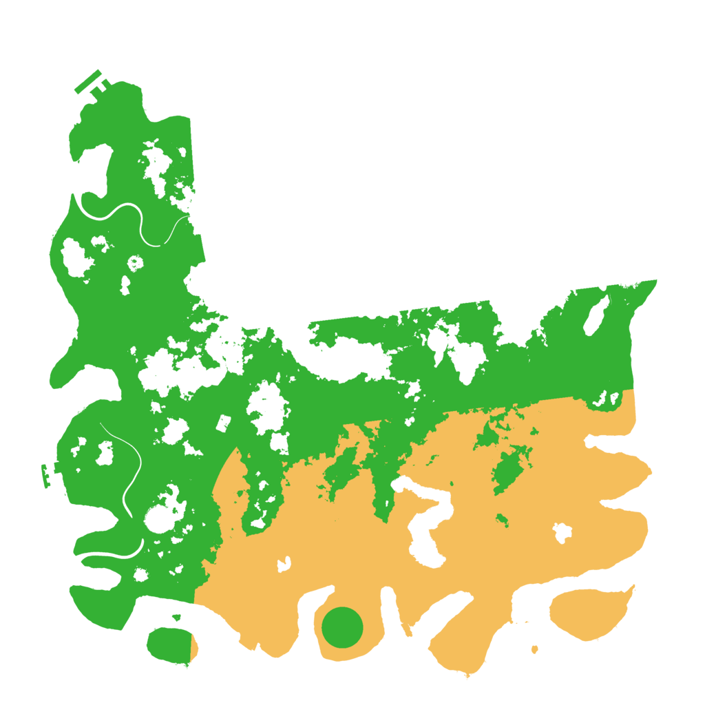 Biome Rust Map: Procedural Map, Size: 4500, Seed: 2026926721