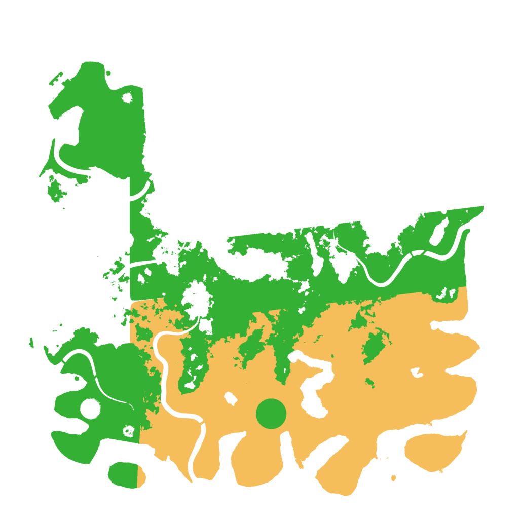 Biome Rust Map: Procedural Map, Size: 4500, Seed: 2026926721