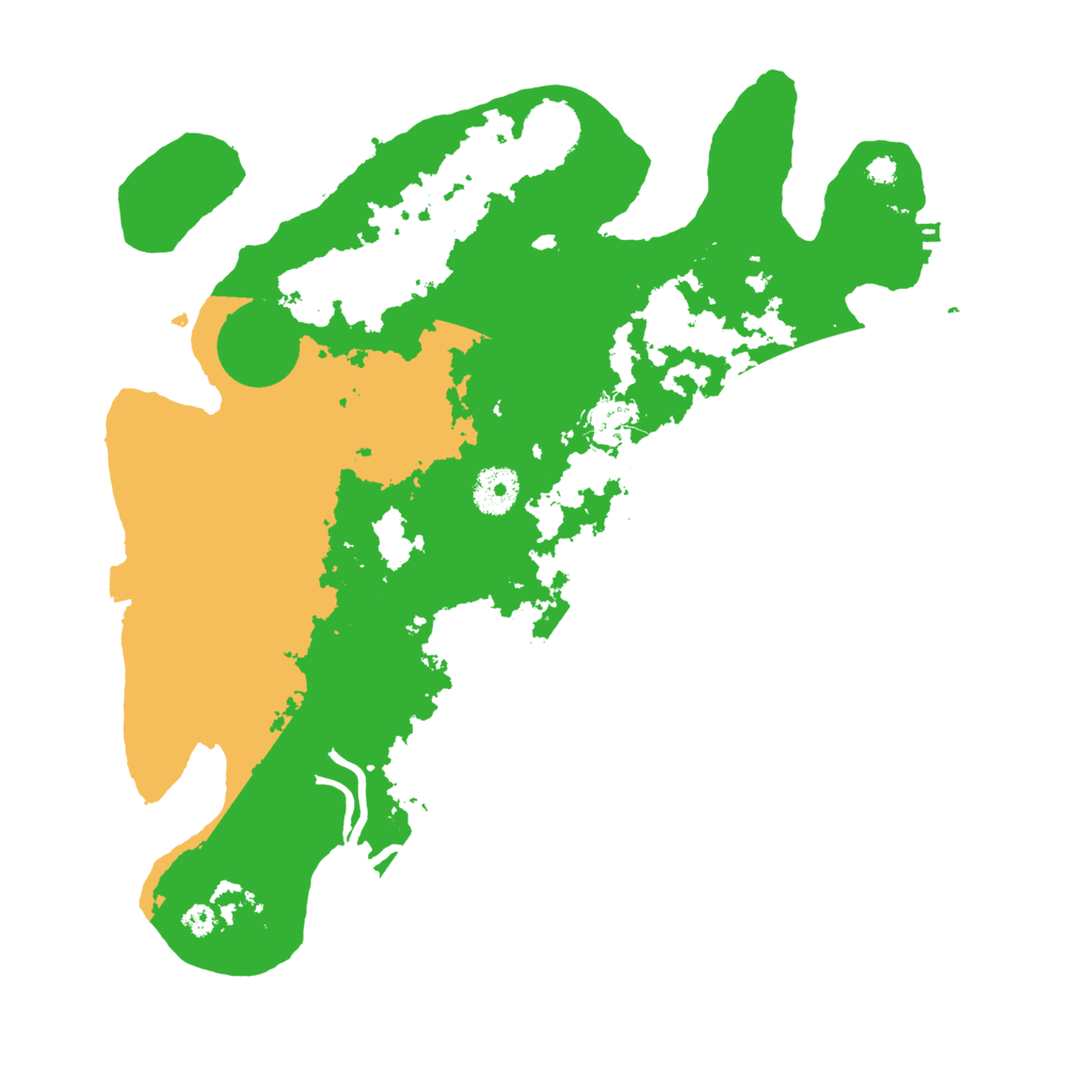 Biome Rust Map: Procedural Map, Size: 3500, Seed: 513679723