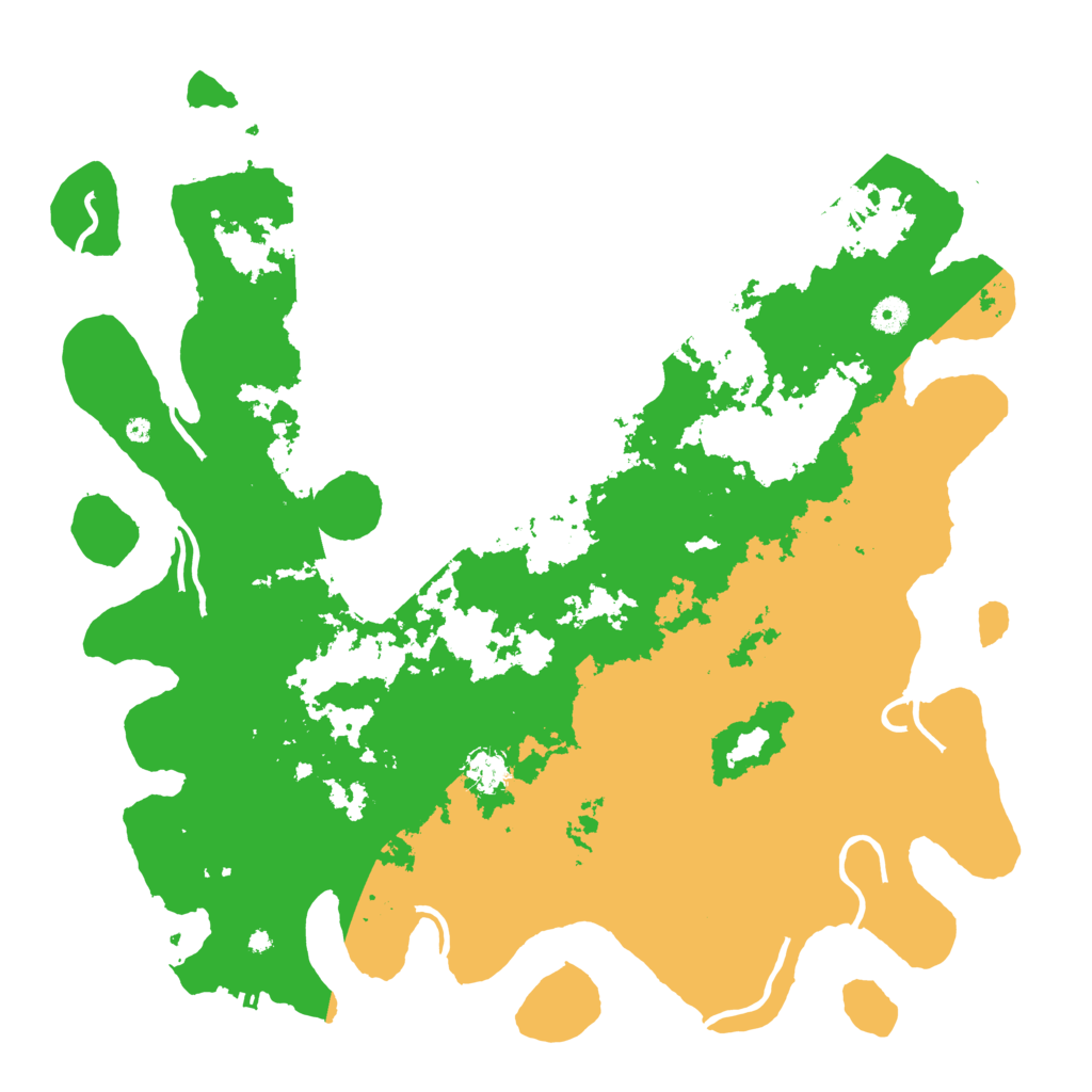 Biome Rust Map: Procedural Map, Size: 4500, Seed: 617642083