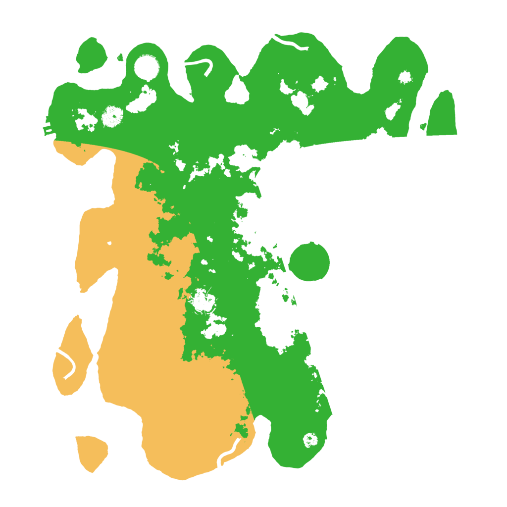 Biome Rust Map: Procedural Map, Size: 3600, Seed: 8723097