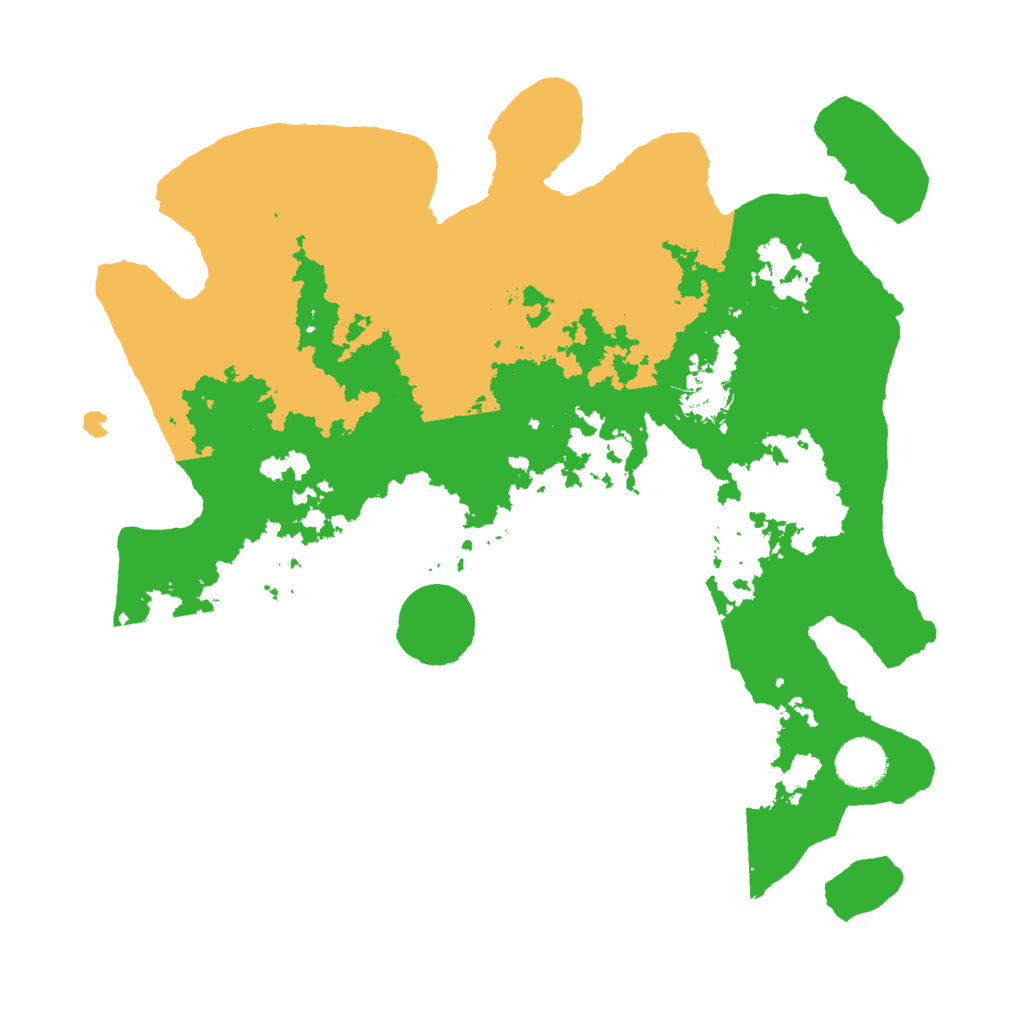 Biome Rust Map: Barren, Size: 3550, Seed: 23535423