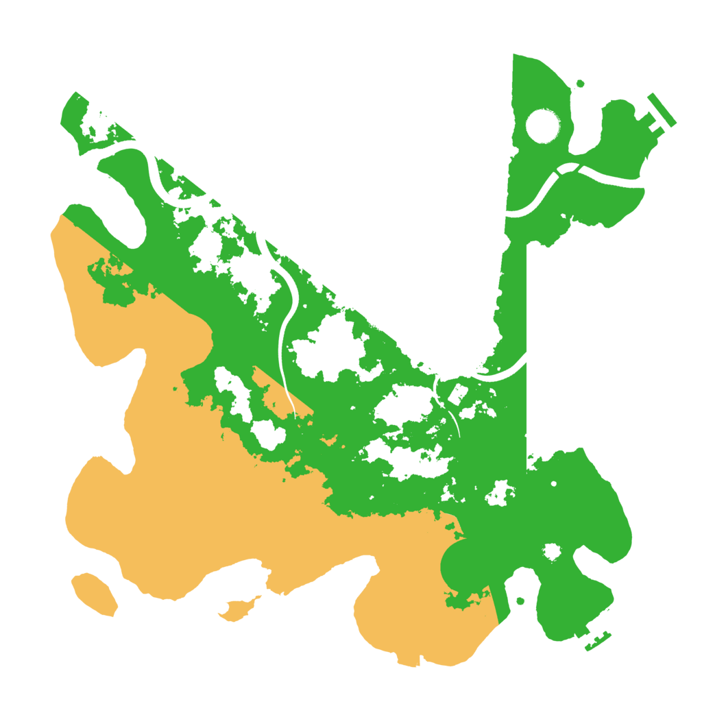 Biome Rust Map: Procedural Map, Size: 3650, Seed: 39837734