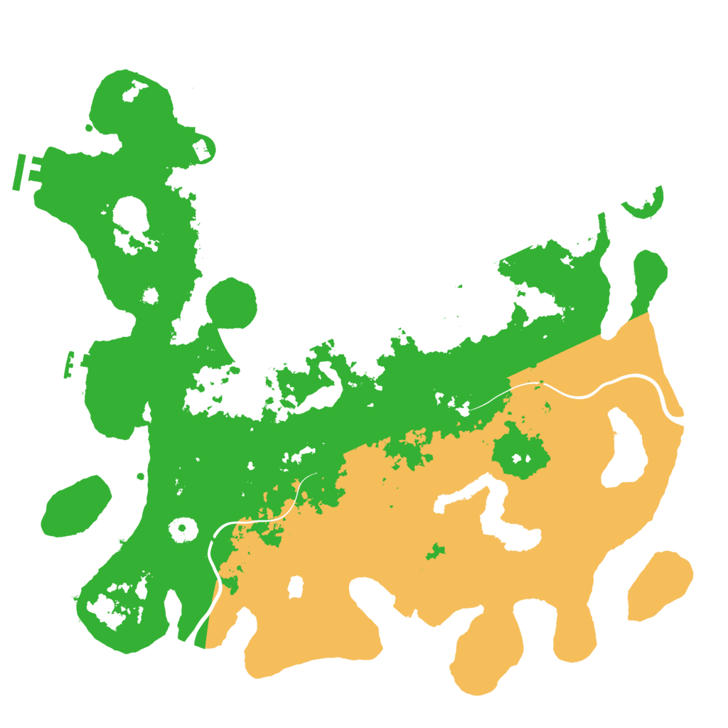 Biome Rust Map: Procedural Map, Size: 4000, Seed: 16889918