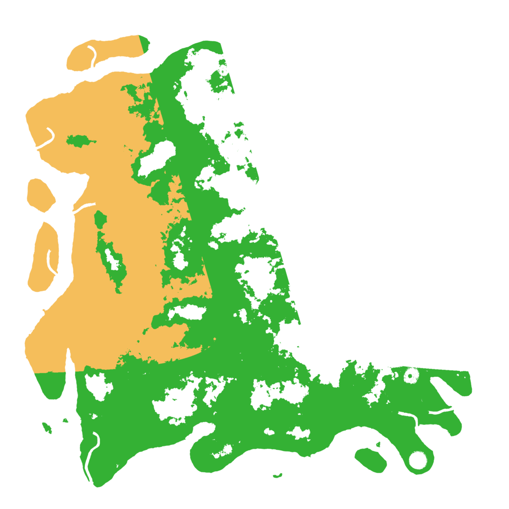 Biome Rust Map: Procedural Map, Size: 5000, Seed: 296486483