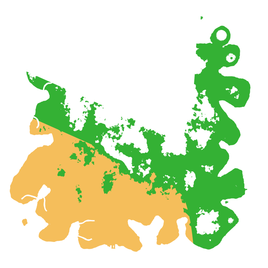 Biome Rust Map: Procedural Map, Size: 4500, Seed: 29587296