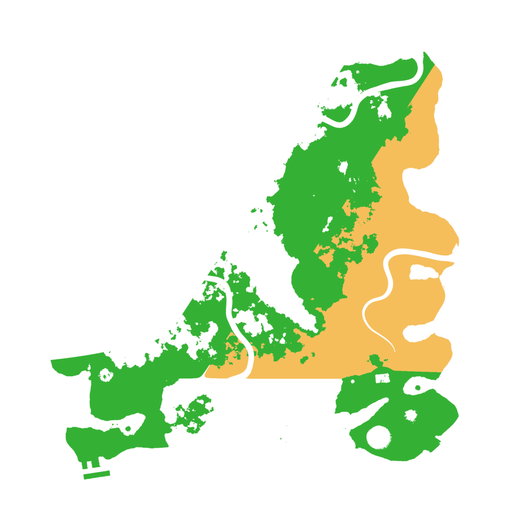Biome Rust Map: Procedural Map, Size: 3850, Seed: 8266977