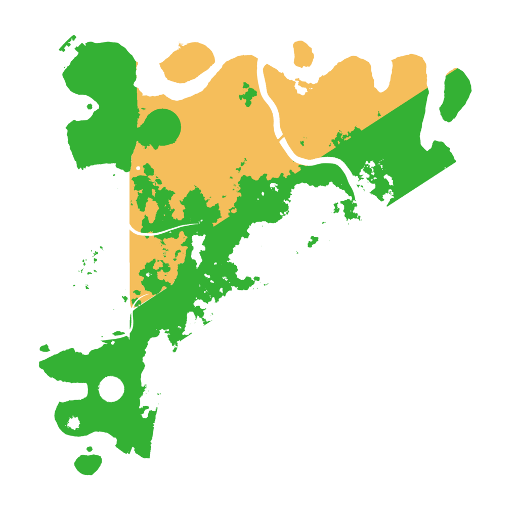 Biome Rust Map: Procedural Map, Size: 3700, Seed: 1544124402