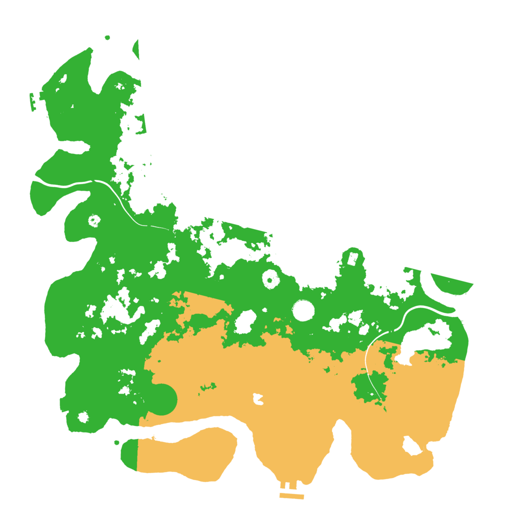 Biome Rust Map: Procedural Map, Size: 4250, Seed: 47843