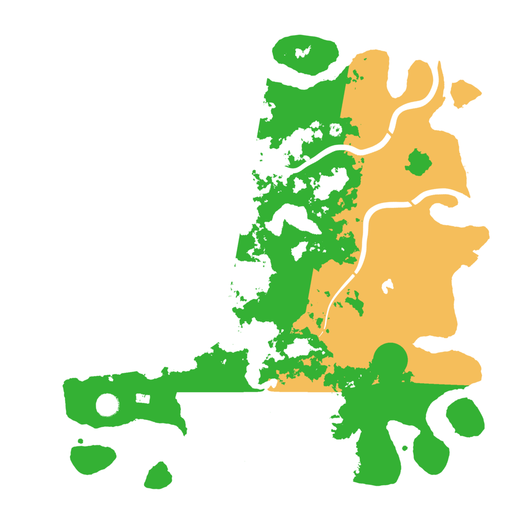 Biome Rust Map: Procedural Map, Size: 4000, Seed: 4490340