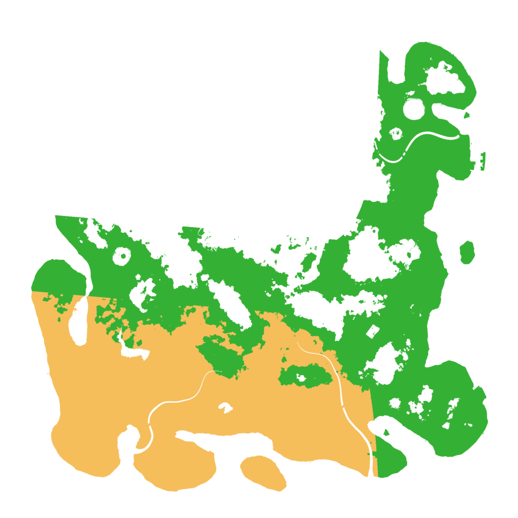 Biome Rust Map: Procedural Map, Size: 4250, Seed: 811763581