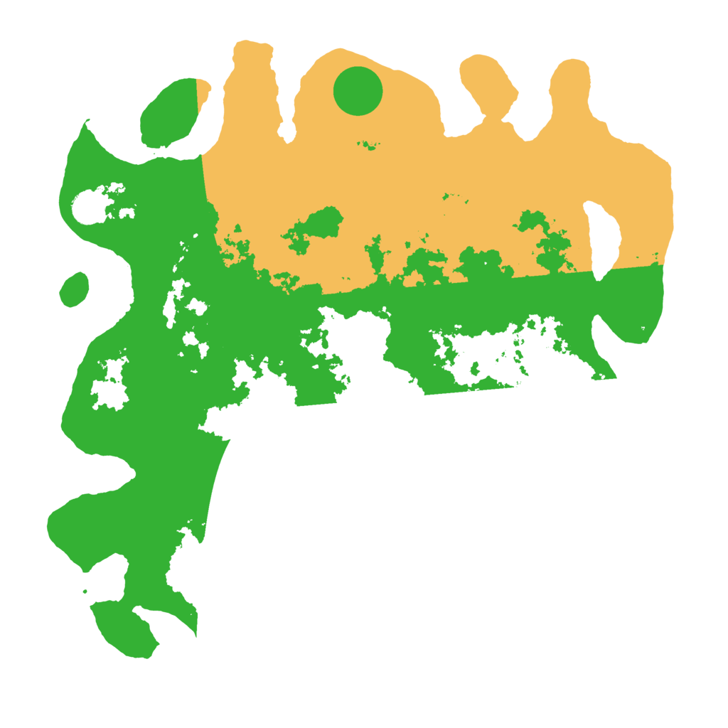 Biome Rust Map: Barren, Size: 3900, Seed: 88298513