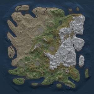 Thumbnail Rust Map: Procedural Map, Size: 4250, Seed: 65833311, 19 Monuments