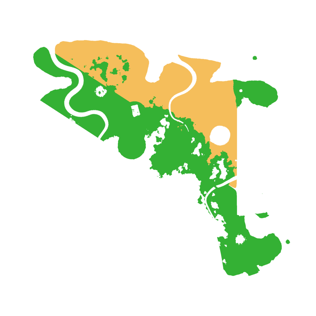 Biome Rust Map: Procedural Map, Size: 3000, Seed: 8390174