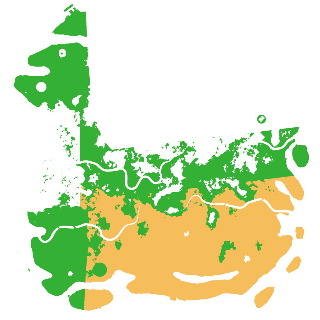 Biome Rust Map: Procedural Map, Size: 6000, Seed: 236171643